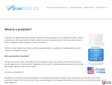 Tablet Screenshot of bluebiotics.com
